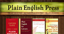 Desktop Screenshot of plainenglishpress.com